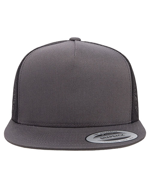 Yupoong 6006 Multi-Camo Trucker Hat – Five-Panel Snapback With Flat Bill