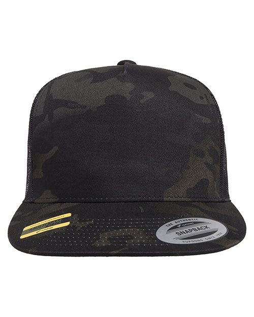 Yupoong 6006MC Classics Adult 5-Panel Multicam Trucker Cap at GotApparel