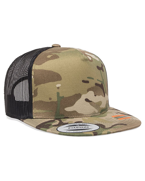 Yupoong 6006MC Classics Adult 5-Panel Multicam Trucker Cap at GotApparel