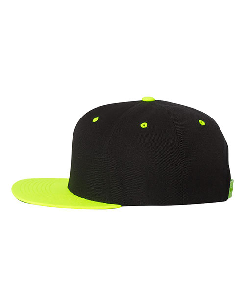 Yupoong 6089M Premium Flat Bill Snapback Cap at GotApparel
