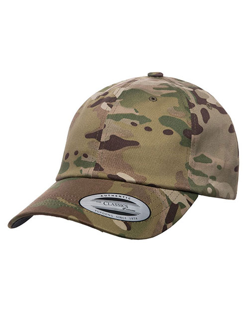 Yupoong 6245MC Low Profile Cotton Twill Multicam Cap at GotApparel