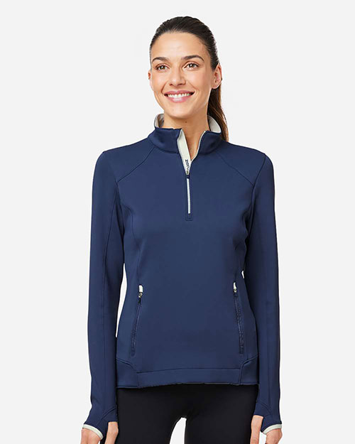 Zero Restriction L1022L Women's Sofia Quarter-Zip Pullover at GotApparel