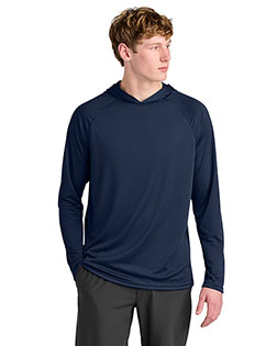 A4 A4N3409 Cooling Performance Long Sleeve Hooded Tee at GotApparel
