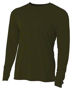 A4 N3165 Men Cooling Performance Long-Sleeve Tee at GotApparel