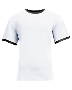 A4 N3518  Unisex Softek Ringer T-Shirt at GotApparel