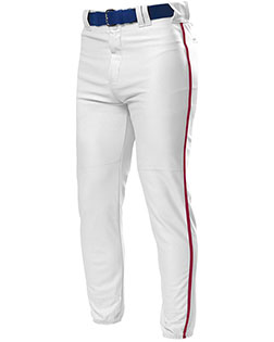 A4 Drop Ship N6178 Men Pro Style Elastic Bottom Baseball Pants at GotApparel