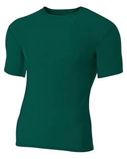A4 NB3130 Boys Youth Short Sleeve Compression Crew at GotApparel