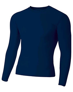 A4 NB3133 Boys Youth Long Sleeve Compression Crew at GotApparel