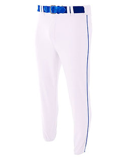 A4 NB6178 Boys Pro Style Elastic Bottom Baseball Pant at GotApparel