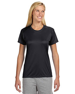 A4 NW3201 Women Shorts Sleeve Cooling Performance Crew Shirt at GotApparel