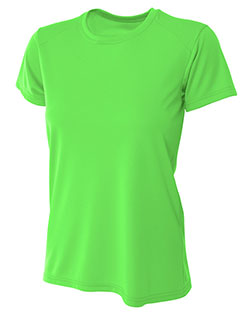 A4 NW3201 Women Shorts Sleeve Cooling Performance Crew Shirt at GotApparel