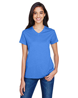 A4 NW3381 Women Topflight Heather Tee at GotApparel