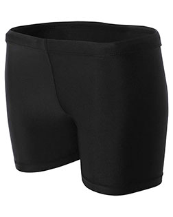 A4 Drop Ship NW5313 Women 4" Inseam Compression Shorts at GotApparel