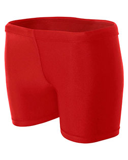 A4 Drop Ship NW5313 Women 4" Inseam Compression Shorts at GotApparel