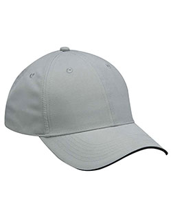 Adams PE102 Men 6-Panel Mid-Profile Structured Moisture Management Cap at GotApparel