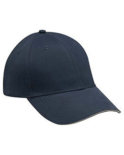 Adams PE102 Men 6-Panel Mid-Profile Structured Moisture Management Cap at GotApparel