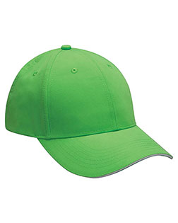 Adams PE102 Men 6-Panel Mid-Profile Structured Moisture Management Cap at GotApparel