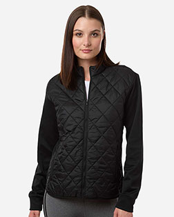 Adidas A1009 Women's Ultimate Quilted Full-Zip Jacket at GotApparel