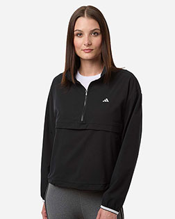 Adidas A1012 Women's Go-To Quarter-Zip Jacket at GotApparel