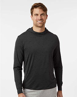 Adidas A2010 Men's Performance Lightweight Printed Pullover Hoodie at GotApparel