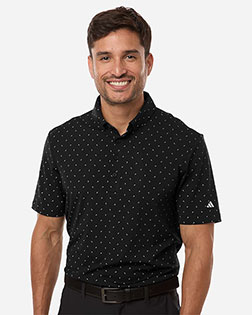 Adidas A2028 Men's Ultimate365 Micro Print Polo at GotApparel