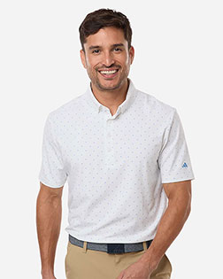 Adidas A2028 Men's Ultimate365 Micro Print Polo at GotApparel