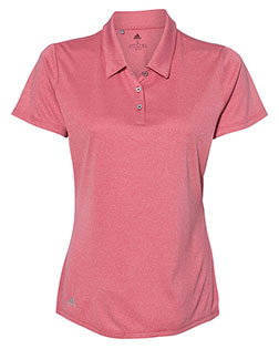 Adidas A241 Women 's Heathered Polo at GotApparel