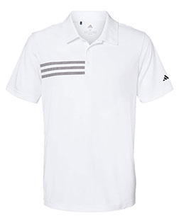 Adidas A324 Men 3-Stripes Chest Polo at GotApparel