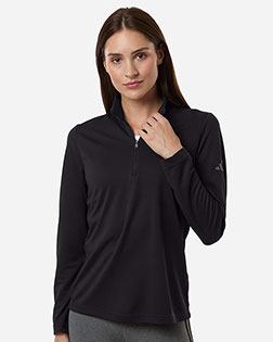 Adidas A400 Women's Lightweight Quarter-Zip Pullover at GotApparel