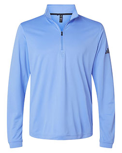 Adidas A401 Men Lightweight Quarter-Zip Pullover at GotApparel