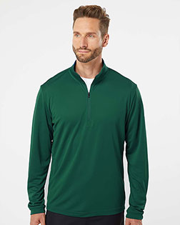 Adidas A401 Men Lightweight Quarter-Zip Pullover at GotApparel