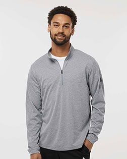 Adidas A401 Men Lightweight Quarter-Zip Pullover at GotApparel
