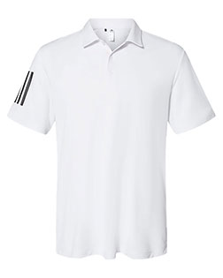 Adidas A480 Men Floating 3-Stripes Polo at GotApparel
