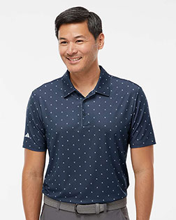Adidas A574 Men Pine Tree Polo at GotApparel