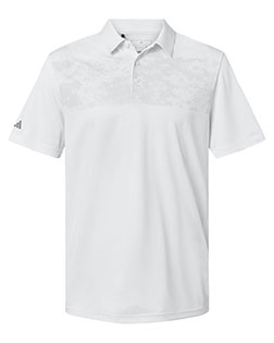 Adidas A585 Men Camo Chest Print Polo at GotApparel