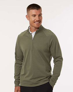 Adidas A598 Men's Club Quarter-Zip Pullover at GotApparel