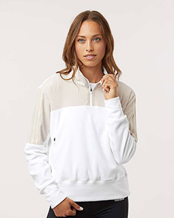 Adidas A601 Women's Fleece Quarter-Zip Pullover at GotApparel