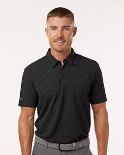 Adidas A702 Men's Blended Printed Polo at GotApparel