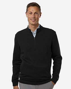 Adidas A721 Men's Elevated Fleece Quarter-Zip Pullover at GotApparel