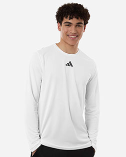 Adidas AT104 Men's Pregame Long Sleeve T-Shirt at GotApparel