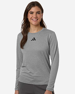 Adidas AT105 Women's Pregame Long Sleeve T-Shirt at GotApparel