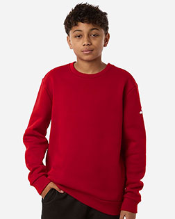 Adidas AT202 Youth Fleece Crewneck Sweatshirt at GotApparel
