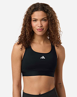 Adidas AT750 Women's Techfit Compression Racerback Sports Bra at GotApparel