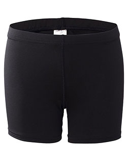 Alleson Athletic 4614  Women's Compression 4'' Inseam Shorts at GotApparel