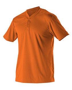 Alleson Athletic 522MM Men Baseball Two Button Henley Jersey at GotApparel