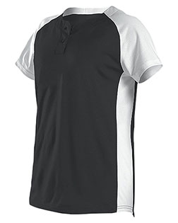 Alleson Athletic 522PDWG Girls' Two Button Fastpitch Jersey at GotApparel