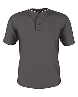 Alleson Athletic 52MTHJ  Two Button Mesh Baseball Jersey With Piping at GotApparel