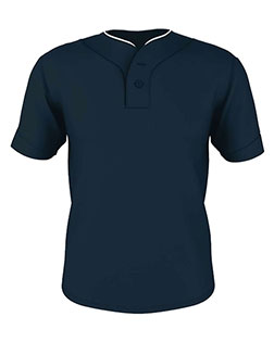 Alleson Athletic 52MTHJ  Two Button Mesh Baseball Jersey With Piping at GotApparel