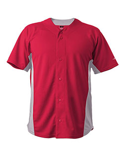 Alleson Athletic 566BFJ Unisex Crush Full Button Baseball Jersey at GotApparel