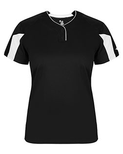 Alleson Athletic 6176 Women's Striker Placket at GotApparel